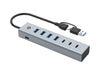 EAN 4015867238288 - Conceptronic HUBBIES20G hub de interfaz USB 3.2 Gen 1 (3.1 Gen 1) Type-C 5000 Mbit/s Gris imagen 2