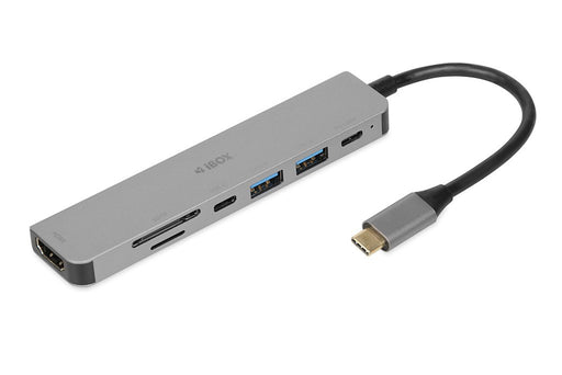 EAN 5903968680817 - iBox IUH3SL4K hub de interfaz USB Tipo C 5000 Mbit/s Plata imagen 1