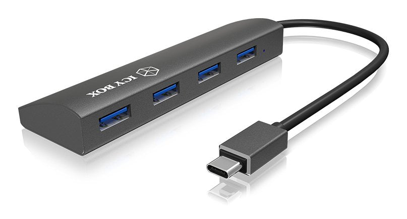 EAN 4250078163169 - ICY BOX IB-AC6405-C USB 3.2 Gen 1 (3.1 Gen 1) Type-C 5000 Mbit/s Antracita imagen 1