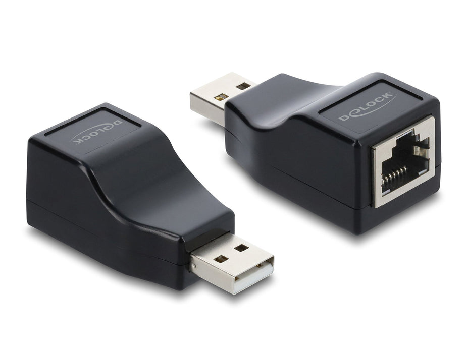 EAN 4043619632909 - DeLOCK 63290 cambiador de género para cable 1 x USB Type-A 1 x serial RS-232 RJ45 Negro imagen 1