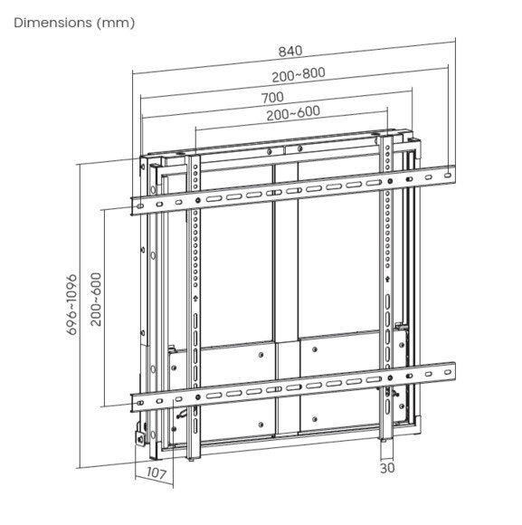 EAN 4015867237663 - Equip 650346 soporte para TV 2,54 m (100") Negro imagen 12