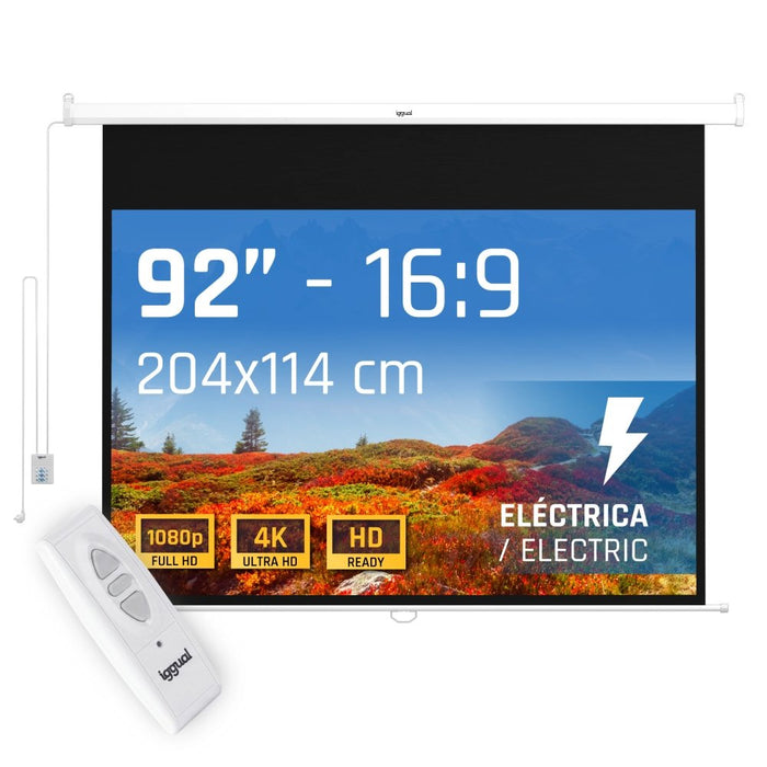EAN 8435364308882 - iggual PSIPS203 pantalla de proyección 2,34 m (92") imagen 1