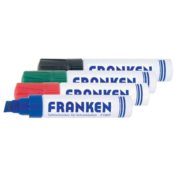 EAN 4016946057738 - Franken JumboMarker marcador 4 pieza(s) Punta de cincel Negro, Azul, Verde, Rojo imagen 1
