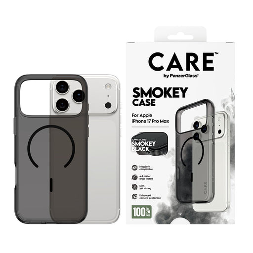 EAN 5715685026980 - PanzerGlass CARE™ by ® Urban Explorer Case Smokey w. Black MagSafe iPhone 17 Pro Max funda para teléfono  imagen 2