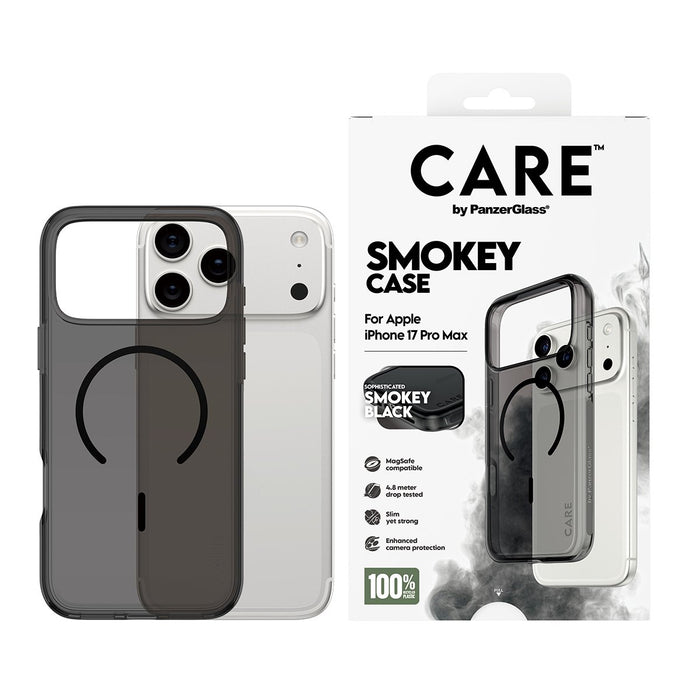 EAN 5715685026980 - PanzerGlass CARE™ by ® Urban Explorer Case Smokey w. Black MagSafe iPhone 17 Pro Max funda para teléfono  imagen 2