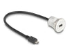 EAN 4043619881840 - DeLOCK 88184 cable USB USB 2.0 0,3 m USB B Negro, Plata imagen 1