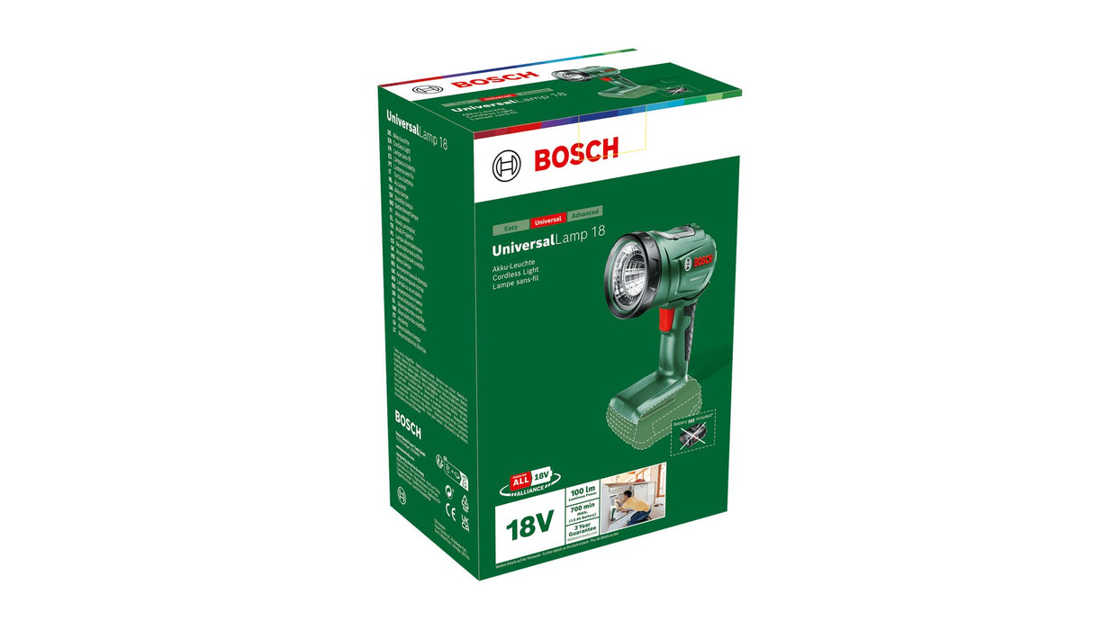 EAN 3165140893121 - Bosch UniversalLamp 18 Negro, Verde LED imagen 3
