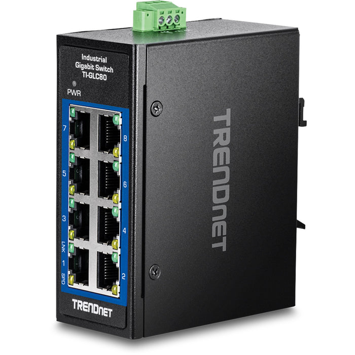 EAN 0710931162837 - Trendnet TI-GLC80 switch No administrado Gigabit Ethernet (10/100/1000) Negro imagen 1