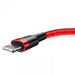 EAN 6953156275003 - Baseus CALKLF-C09 cable de conector Lightning 2 m Rojo imagen 1