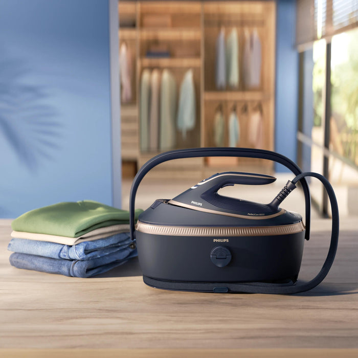 EAN 8720389066498 - Philips PSG8300/20 estación plancha al vapor 3120 W 1,4 L Suela SteamGlide Elite Azul imagen 5