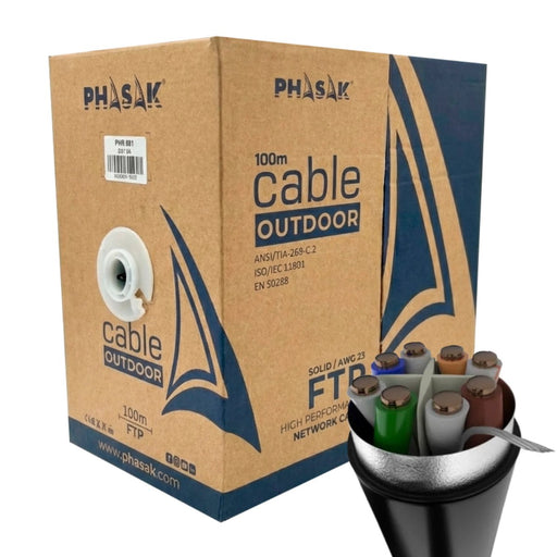 EAN 0745604518475 - Phasak PHR 681 cable de red Negro Cat6a F/FTP (FFTP) imagen 1