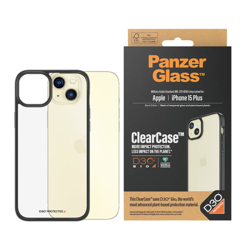 EAN 5711724011788 - PanzerGlass ® ClearCase Transparent & D3O® iPhone 15 Plus funda para teléfono móvil 17 cm (6.7") Transpar imagen 2
