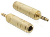 EAN 4043619653607 - DeLOCK 65360 cambiador de género para cable 3.5 mm 6.35 mm Oro imagen 1