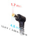 EAN 5901720133878 - Akyga AK-ND-49 adaptador e inversor de corriente Interior 36 W Negro imagen 3