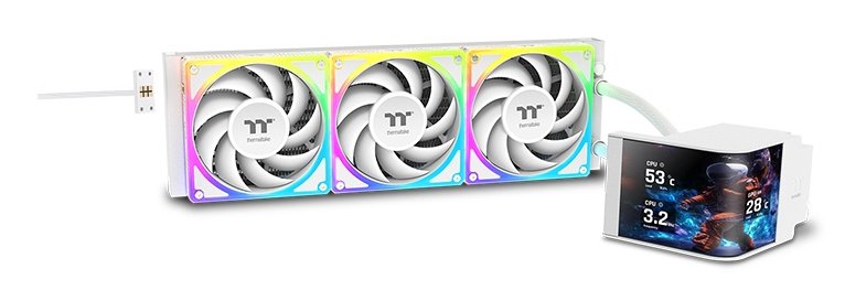 EAN 4711658545527 - Thermaltake MAGCurve 360 Ultra Snow AIO ARGB Fan Placa base Kit de refrigeración líquida 12 cm Blanco 1 p imagen 1