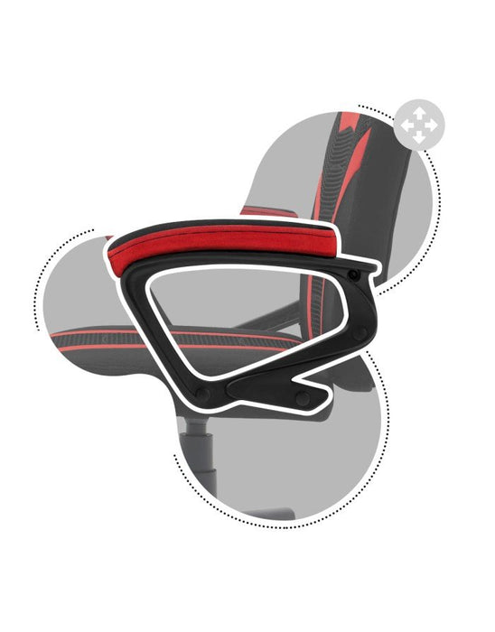 EAN 5903796010671 - Huzaro Ranger 1.0 Red Mesh Asiento plano Respaldo de rejilla imagen 11