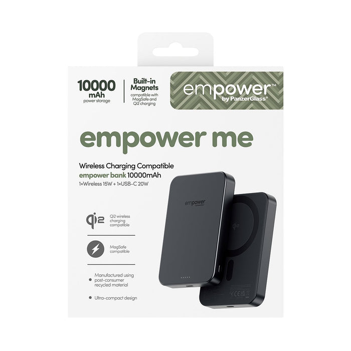 EAN 5715685028373 - PanzerGlass empower™ by ® empower™ Bank | 10000mAh | Space Black Negro imagen 3