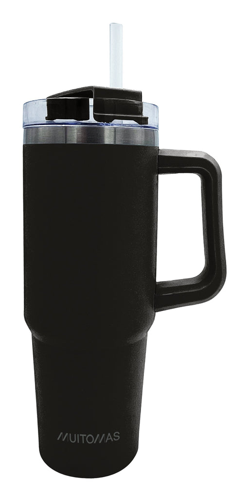 EAN 8021735219200 - Muitomas TRAVELMUG900BK taza de viaje 900 ml Negro Acero inoxidable imagen 2