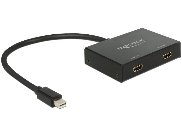 EAN 4043619876969 - DeLOCK 87696 divisor de video Mini DisplayPort 2x HDMI imagen 1