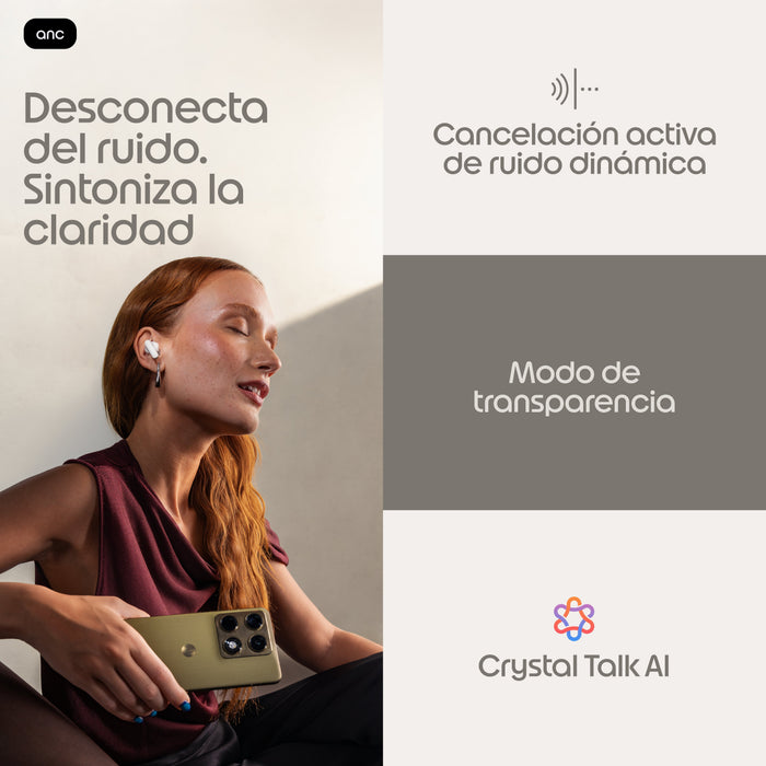 EAN 840493609546 - Motorola moto buds 2 plus Auriculares Inalámbrico Dentro de oído Llamadas/Música Bluetooth Blanco imagen 13