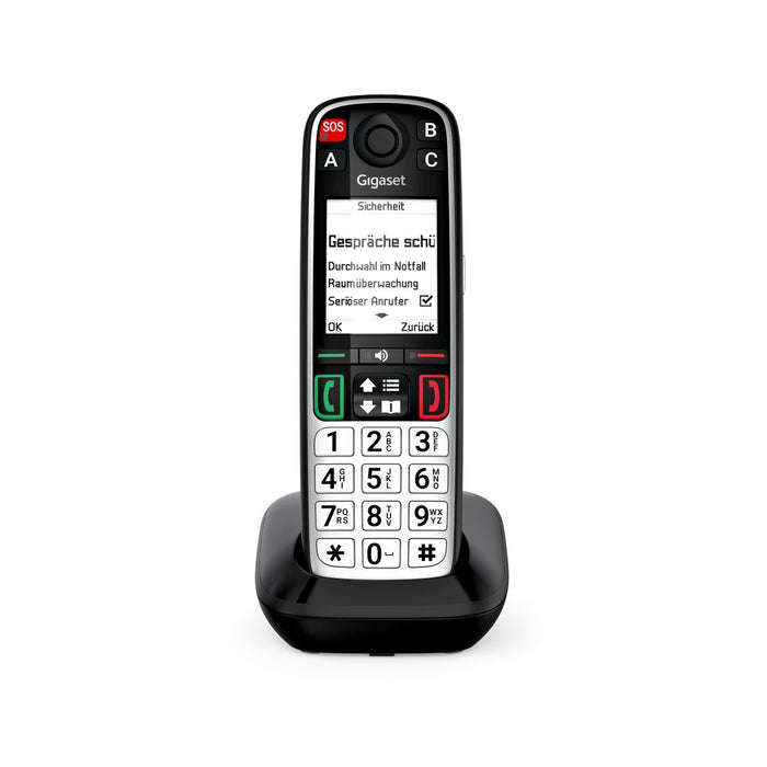 EAN 4255781906720 - Gigaset EASY 500 Teléfono DECT/analógico Identificador de llamadas Negro, Plata imagen 3