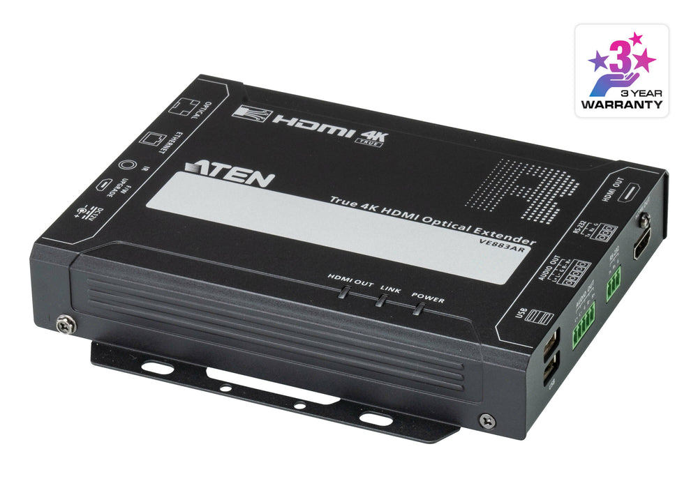EAN 4710469348754 - ATEN VE883ARK1-AT-G extensor audio/video Receptor AV Negro imagen 1