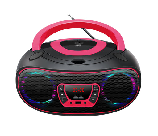EAN 5706751040726 - Denver TCL-212BT PINK Reproductor de CD portátil Negro, Rosa imagen 2