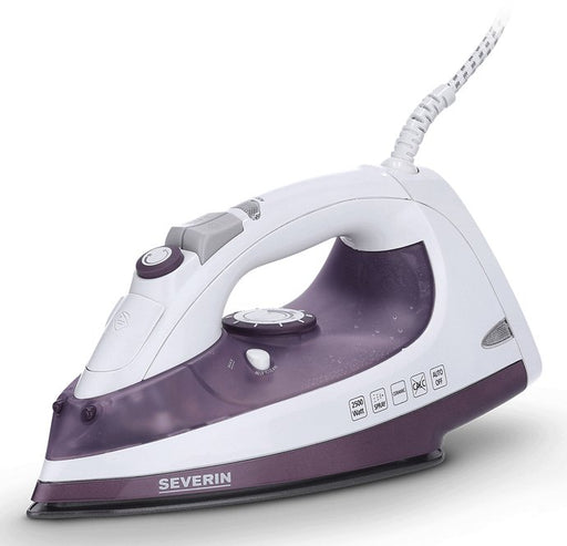 EAN 4008146321009 - Severin BA 3210 plancha Plancha vapor-seco Suela de cerámica 2500 W Púrpura, Blanco imagen 1