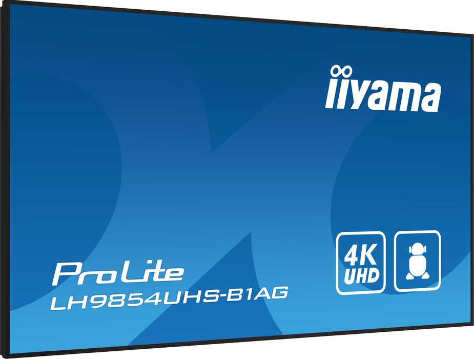 EAN 4948570121823 - iiyama LH9854UHS-B1AG pantalla de señalización Pantalla plana para señalización digital 2,48 m (97.5") LC imagen 6