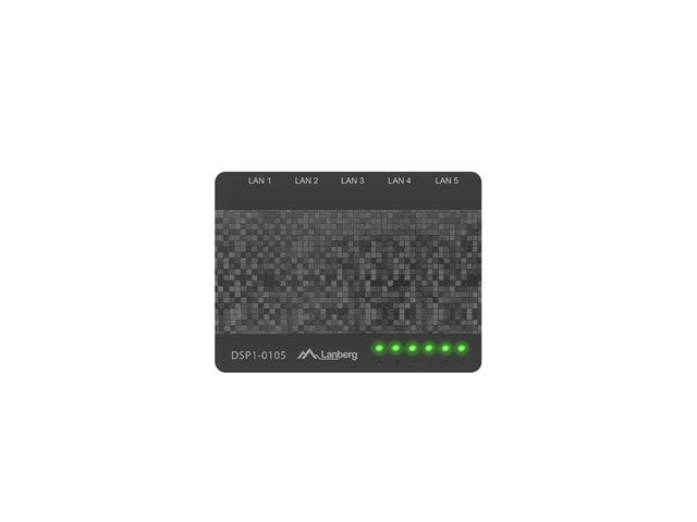 EAN 5901969415674 - Lanberg DSP1-0105 switch No administrado Fast Ethernet (10/100) Negro imagen 2