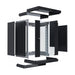 EAN 4049759323035 - EFB Elektronik WGX-1506TS.G1 armario rack 15U Bastidor de pared Negro imagen 3