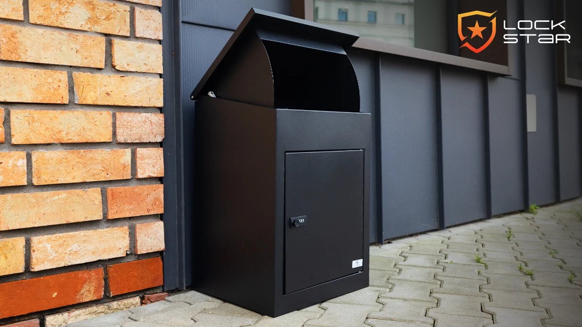 EAN 5907207228181 - Extralink LOCKSTAR PACZKOMAT SKRZYNKA NA PACZKI 44X34X55CM STALOWA SKRZYNIA mailboxes Negro Caja de cartó imagen 8