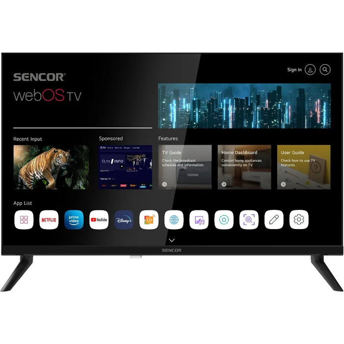 EAN 8590669383696 - Sencor SLE 24S803B Televisor 61 cm (24") HD Smart TV Wifi Negro 200 cd / m² imagen 1