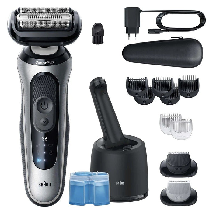 EAN 8700216647403 - Braun Series 6 62-S7650cc Máquina de afeitar de láminas Recortadora Plata imagen 2