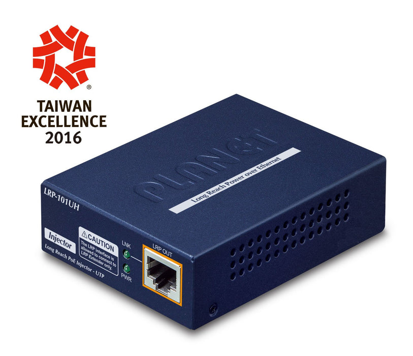 EAN 4711605282680 - PLANET LRP-101UH switch Energía sobre Ethernet (PoE) Azul imagen 1