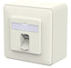 EAN 4251394672953 - METZ CONNECT 130E370002-I toma de corriente RJ-45 Blanco imagen 1