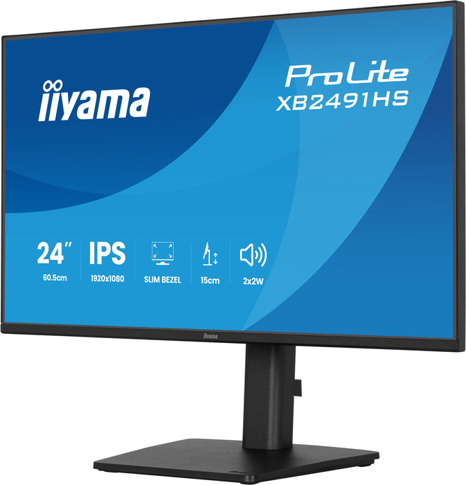 EAN 4948570127405 - iiyama ProLite XB2491HS-B1 pantalla para PC 60,5 cm (23.8") 1920 x 1080 Pixeles Full HD LCD Negro imagen 6