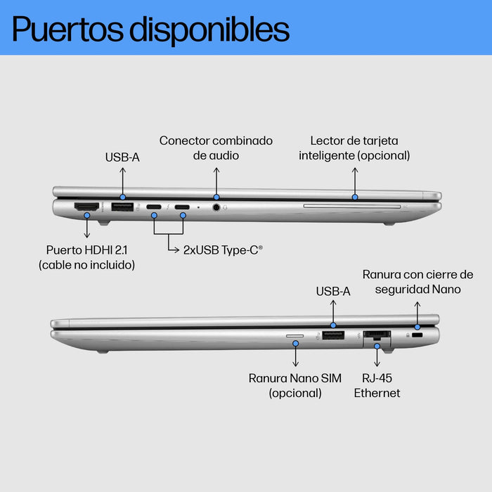 EAN 0198415386724 - HP ProBook 440 G11 Intel Core Ultra 7 155U Portátil 35,6 cm (14") WUXGA 16 GB DDR5-SDRAM 512 GB SSD Wi-Fi imagen 4