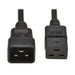 EAN 37332281029 - Eaton P036-02M-EU cable de transmisión Negro 2 m IEC C20 IEC C19 imagen 1