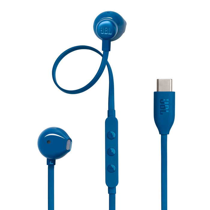 EAN 1200130013911 - JBL Tune 305C Auriculares Alámbrico Dentro de oído Llamadas/Música USB Tipo C Azul imagen 1