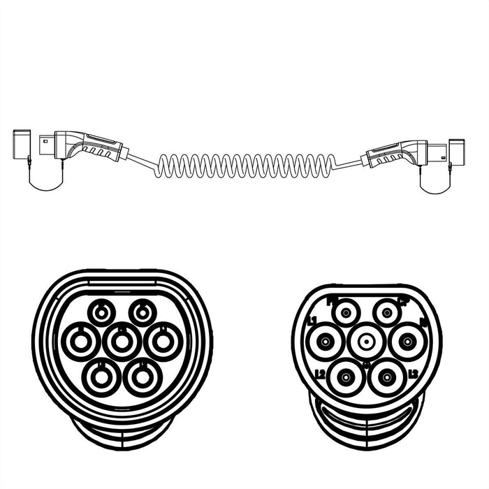 EAN 7630049628236 - ROLINE 19080057 cable de carga para vehículo eléctrico Negro Type 2 3 7,5 m imagen 2