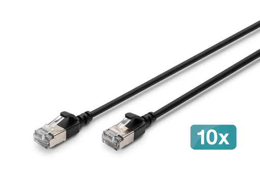 EAN 4016032504603 - Digitus DK-1632-A-030S-BL-10 cable de red Cat6a F/FTP (FFTP) Alrededor imagen 1