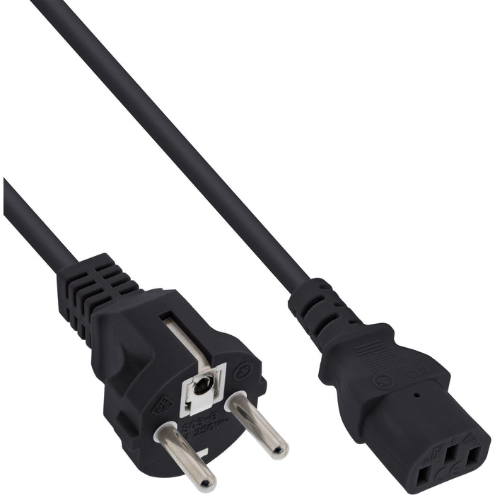 EAN 4043718023011 - InLine 4043718023011 Negro 1,8 m C13 acoplador CEE7/7 imagen 1