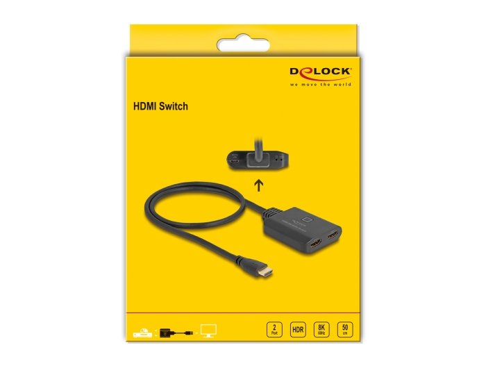 EAN 4043619186457 - DeLOCK 18645 interruptor de video imagen 4