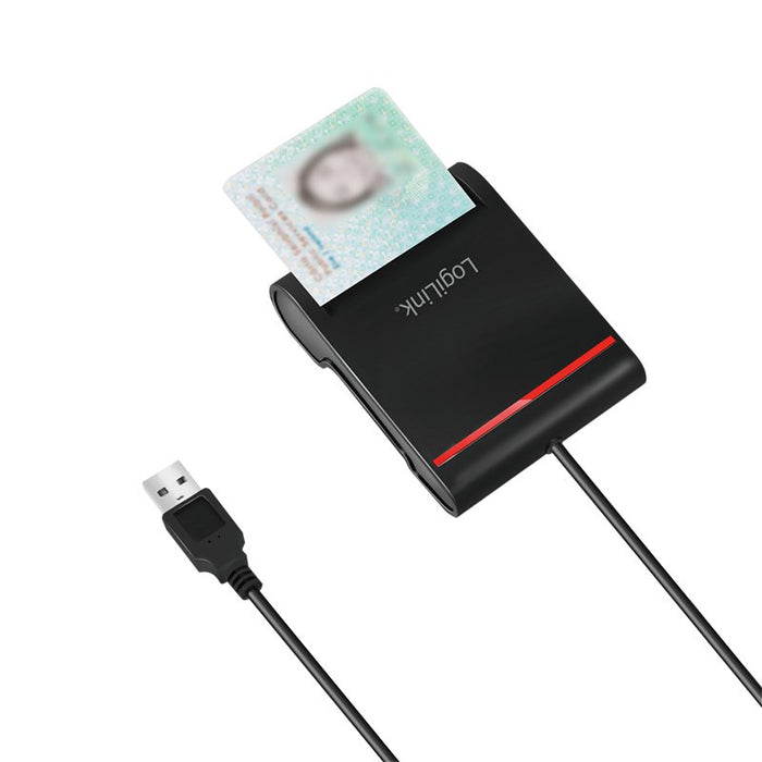 EAN 4052792062298 - LogiLink CR0047 lector de tarjeta inteligente Interior USB 2.0 Negro imagen 4