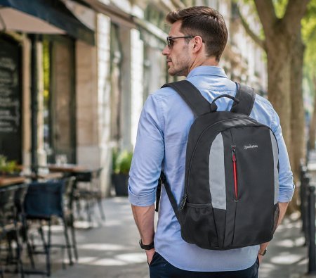 EAN 766623440318 - Manhattan 440318 mochila Mochila informal Negro Nylon, Poliéster, Malla imagen 2