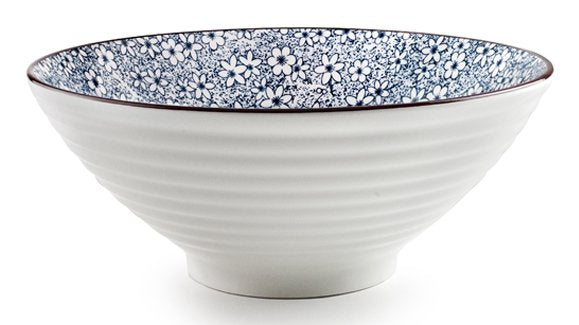 EAN 8411922477443 - Ibili 693400 Cuenco para noodles 1,15 L Alrededor Porcelana Azul, Blanco imagen 3