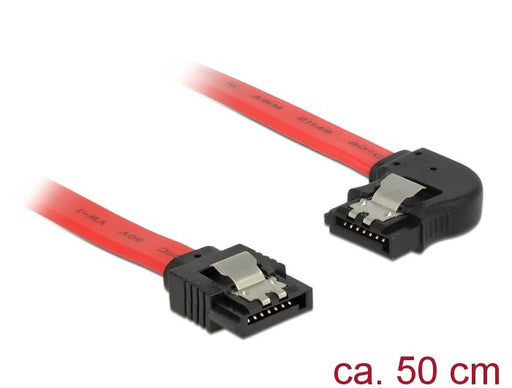 EAN 4043619839643 - DeLOCK 83964 cable de SATA 0,5 m SATA 7-pin Negro, Rojo imagen 1