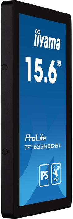 EAN 4948570122530 - iiyama ProLite TF1633MSC-B1 pantalla para PC 39,6 cm (15.6") 1920 x 1080 Pixeles Full HD Pantalla táctil  imagen 4