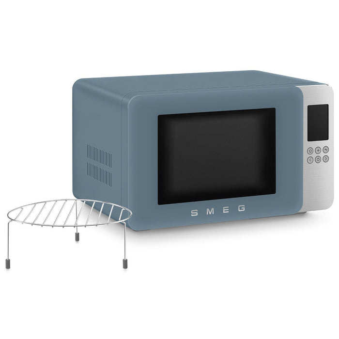 EAN 8017709356507 - Smeg MOC01SBMEU microondas Azul Microondas con grill Encimera 29 L 1450 W imagen 11